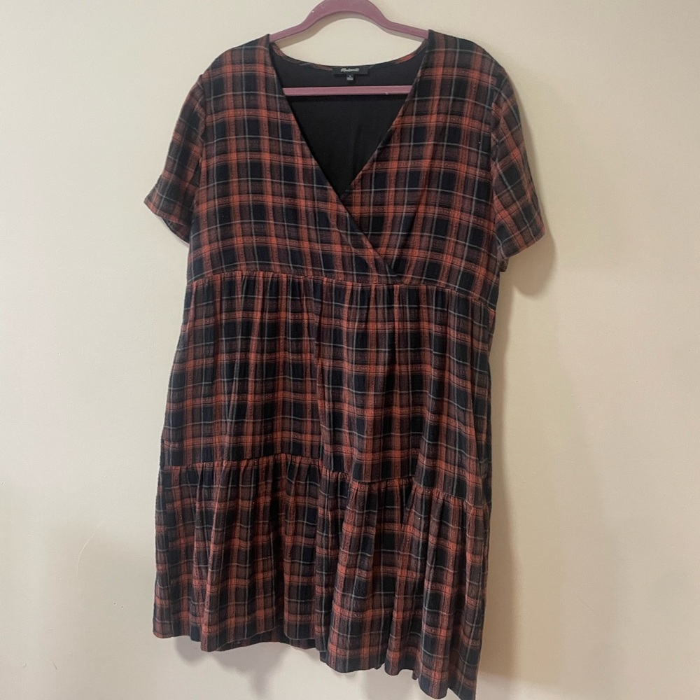 Fall Madewell wrap dress
